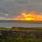 The road rises to meet us